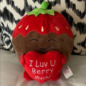 Puffy strawberry toy